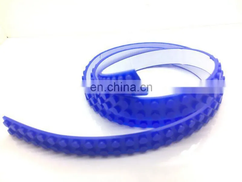 Hot Selling Adhesive Nimu Loops Silicone Legoes Toy Brick Tape, Building block rolling strap