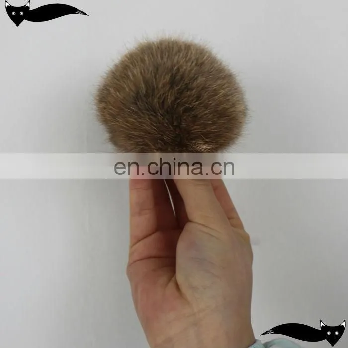 New product natural 8cm rabbit fur pom poms