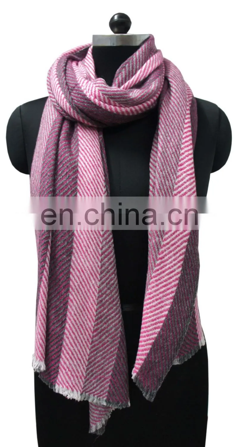 New Styles Pashmina wool shawls , Stoles 2016 Herringbone pashmina shawls