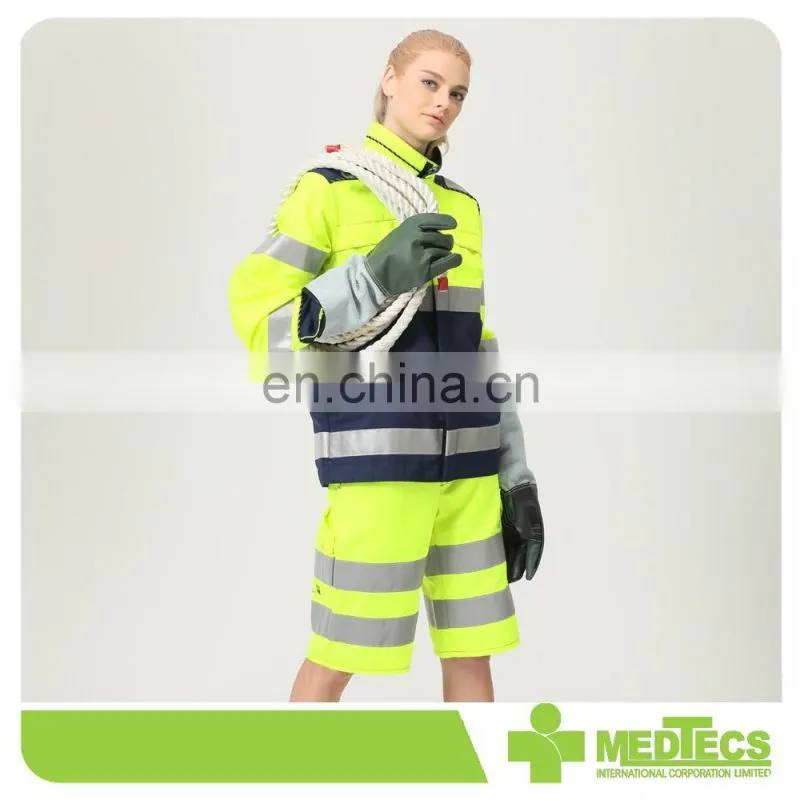 Orange High Vis Customized Safety Work Jacket for construction
