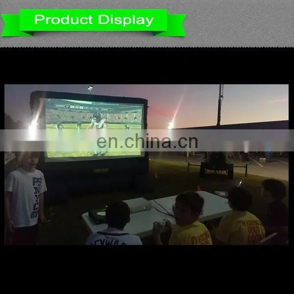 Outdoor family cinema projection inflatable movie screen supplier