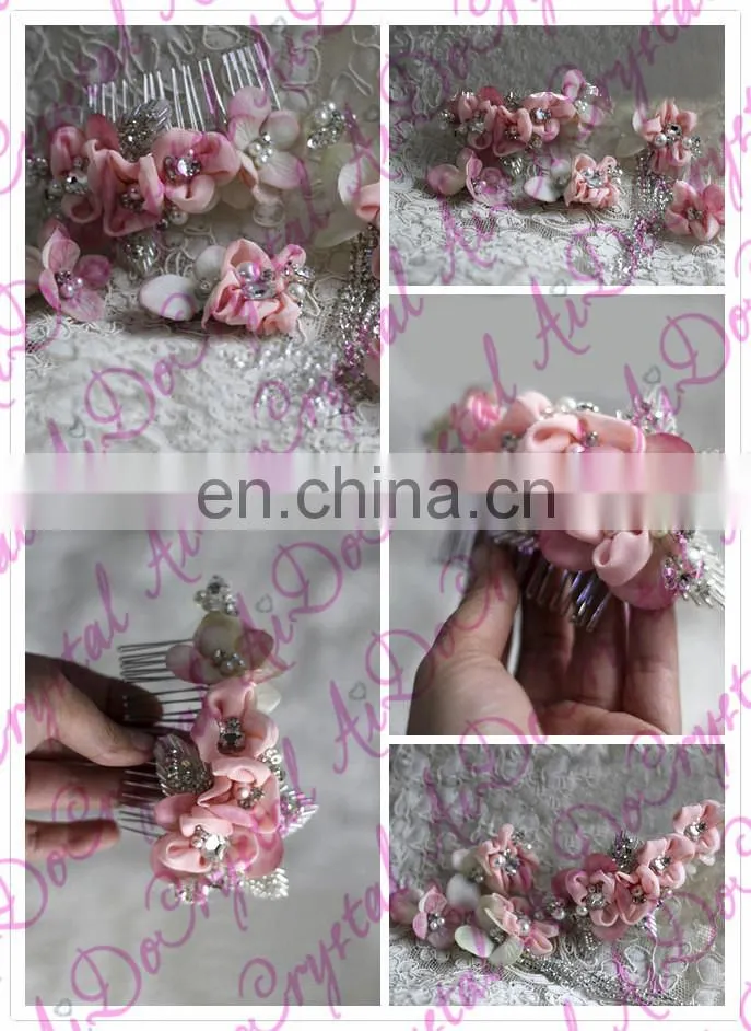 Aidocrystal Fashion Lady Woman Flower Hair Clip Bridal Hawaii Party Hair Accessories