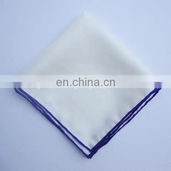 Red Polyester Pocket Square Custom Design