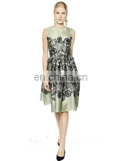2015 embroidery designs sleeveless dresses