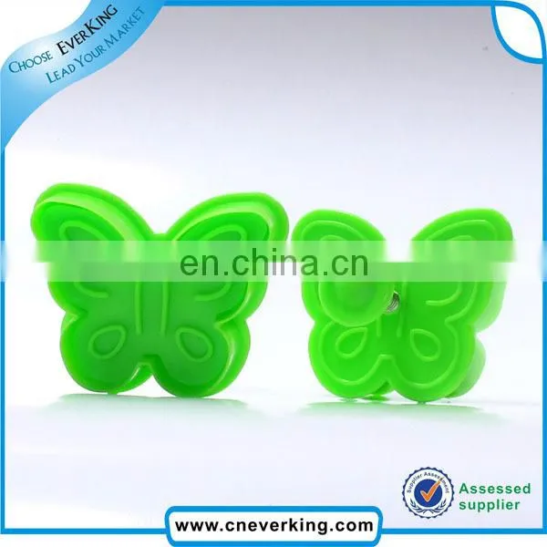 Custom Plastic Cute cake decorating plunger cookie cutter