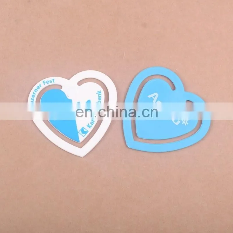 BSCI Promotional High quality best price customized bookmarks plastic clips