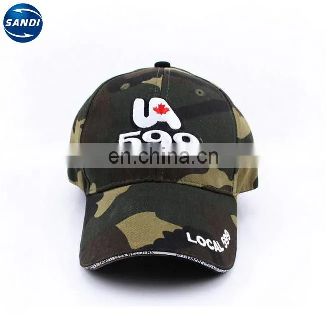 Promotional custom military camouflage cap