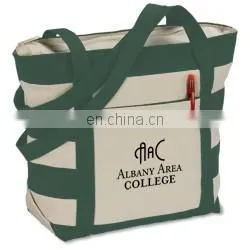 XD1014 Canvas stripe multifunctional handbag New fashion wholesale custom hot style high quality canvas bag