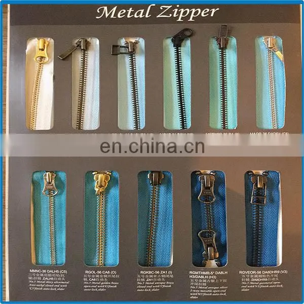 factory wholesale home textiles accessories Bag zipper and bag sliders/black zipper