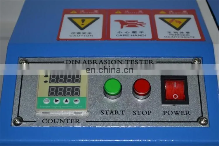 DIN Abrasion Tester For Various Material