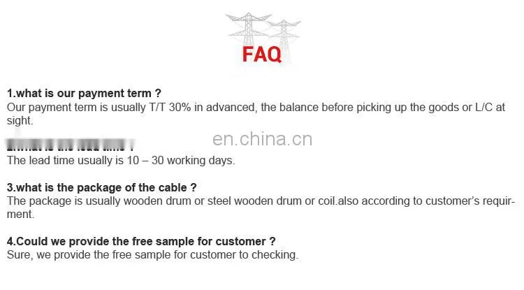overhead line bare AAC ACSR DOG AAAC aerial drop conductor