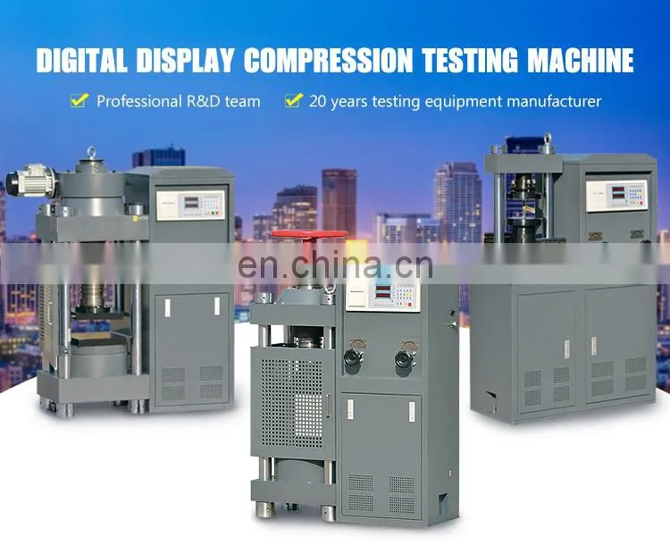 Hot sales 2000KN digital display concrete compression testing machine