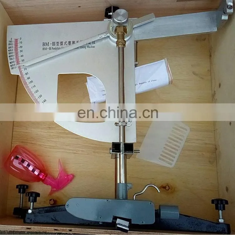 High Quality Pendulum Friction Coefficient Tester/Skid Resistance Testing Machine