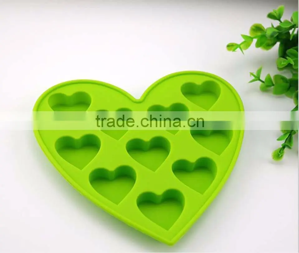 OEM available Romantic Love Heart shape custom ice cube tray