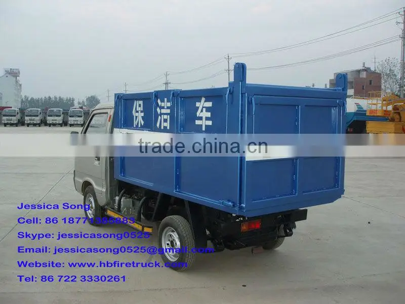Changan Gasoline engine small garbage truck