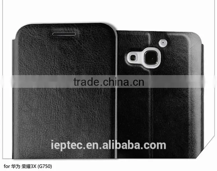 MOFi Case Cover for Huawei Honor 3X G750 , Leather Back Case for Huawei Ascend G750