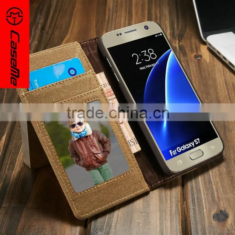 Factory price hot new products 2016 credit card insert case for Samsung Galaxy S7/S7 edge wallet