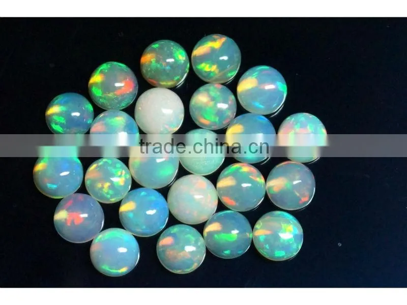 Natrual Ethiopian opal Cabochon Round 7mm wholesale price