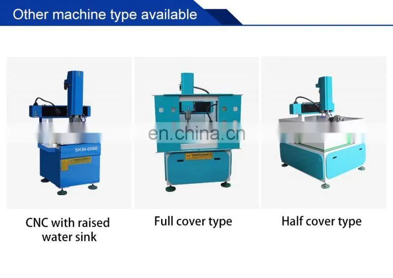 High quality 4040 6060 mold metal engraving mini cnc router for aluminium copper alloy
