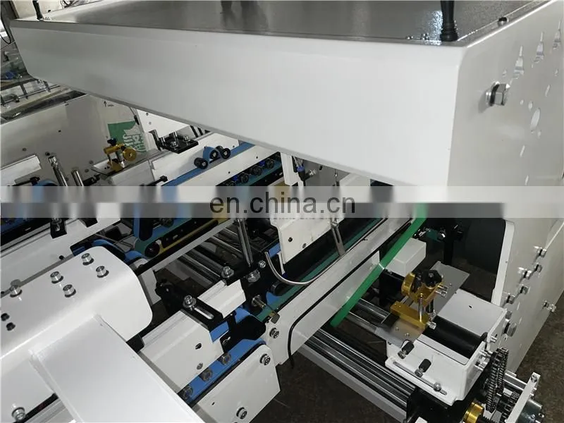 UFG1250E 2 4 corners Automatic Corrugated pizza food express paper box Folding and gluing machine