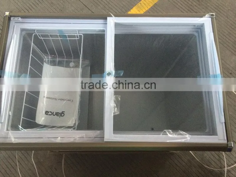 low power consumption deep freezer portable ice cream display chest freezer