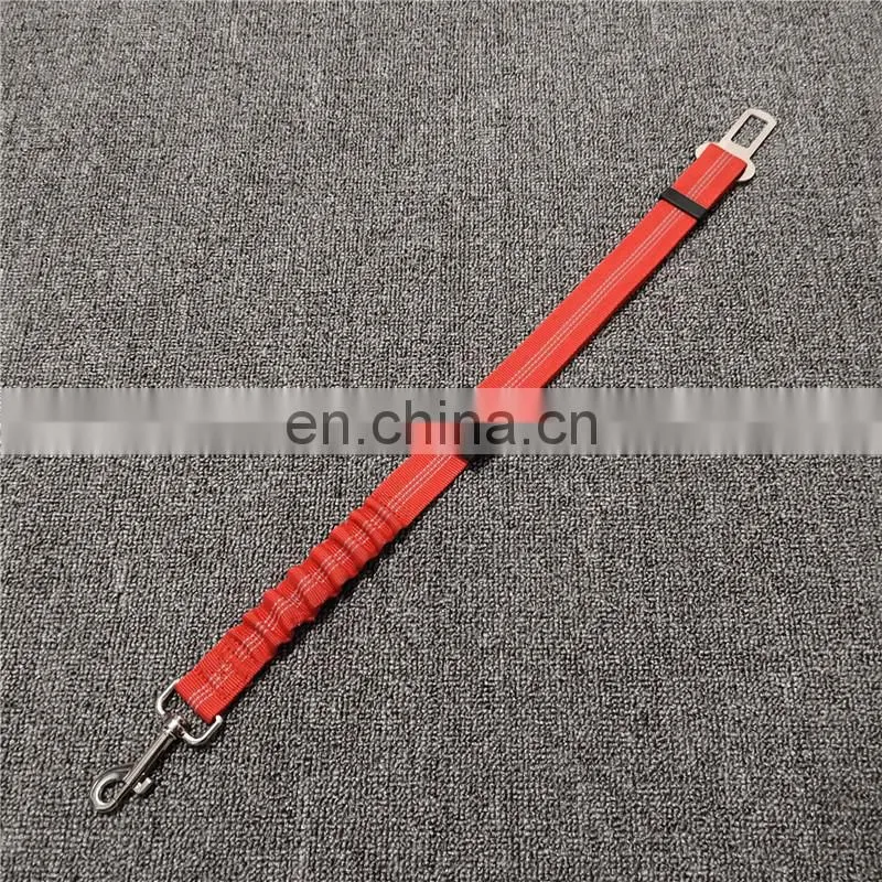 Pet Car Seat Belt Dog Seat Belt Dog Leash Vehicle Belt Adjustable Cushioning Elastic Reflective Safety Rope for Dog Cat