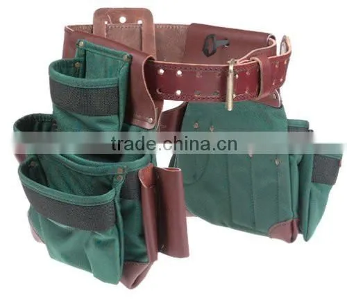 Premium Kids Leather Tool Belt / Tool Pouch,Carpenter tool belt