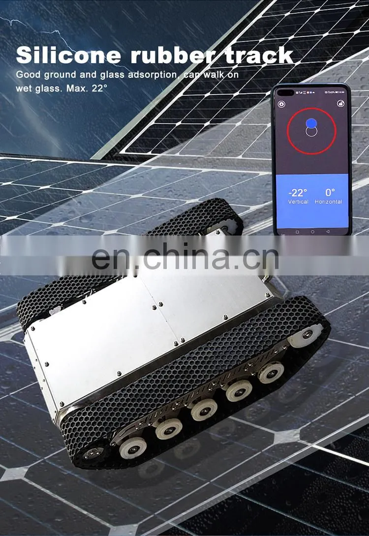 IP65 waterproof stainless steel Small size portable rubber track platform remote crawler robot chassis