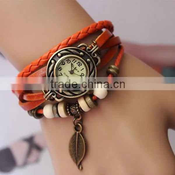2015 Hot Selling New Style Lady Watch Vintage Watches Bracelet