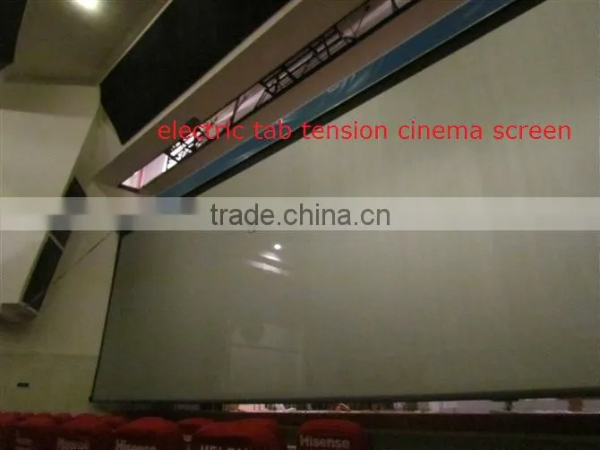 electric tab tension cinema screen
