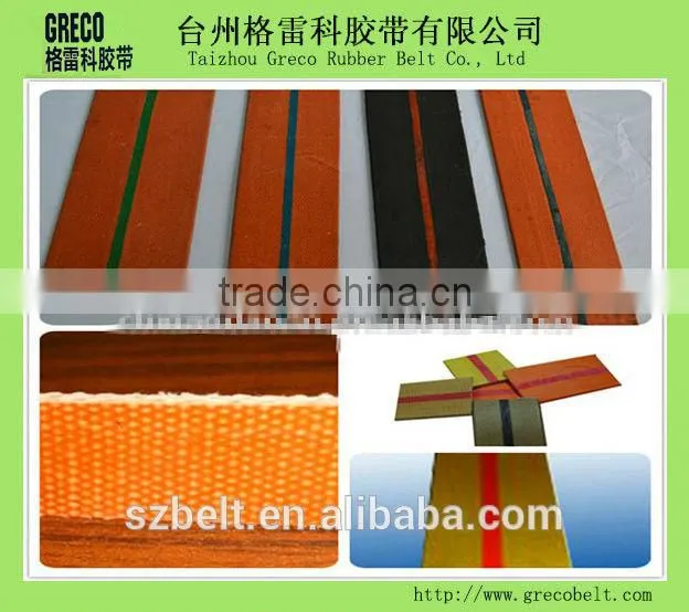 Cut edge transmision belt