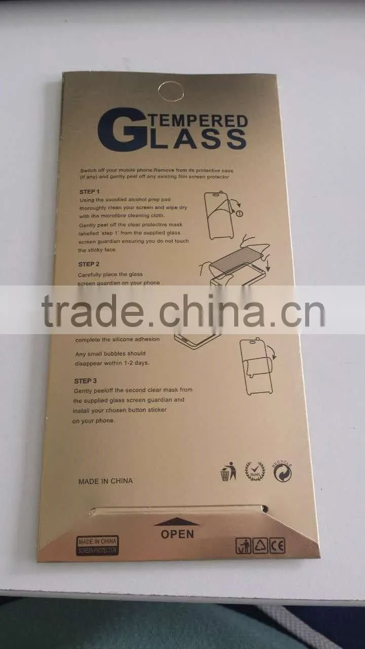 Crystal phone screen protector film packing boxes