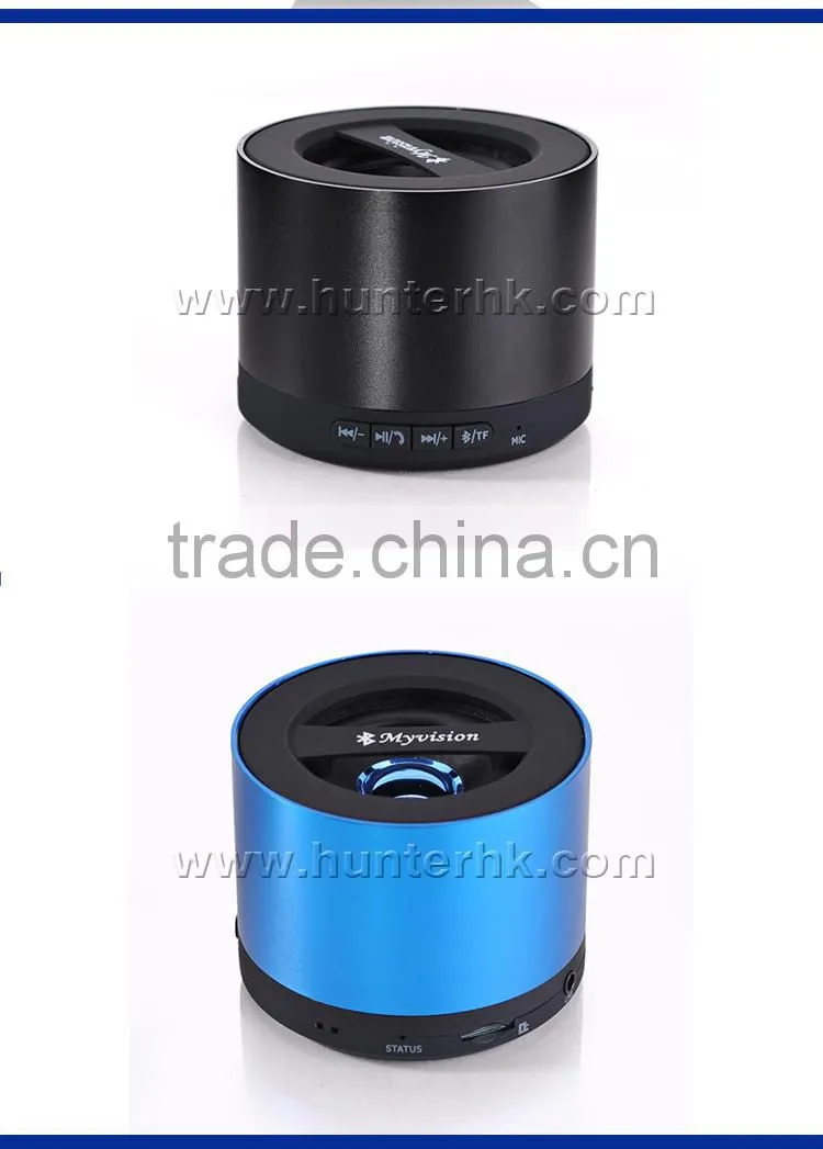Mini Round Amplifier Type Bluetooth Speaker
