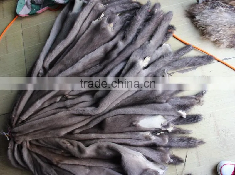 Factory direct selling Wholepiece oF Mink Fur pelt Skin for garment
