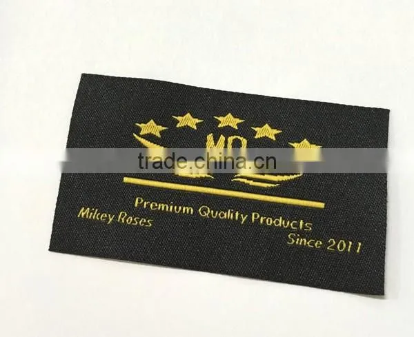high quanlity woven label , clothing private lable , woven label private label
