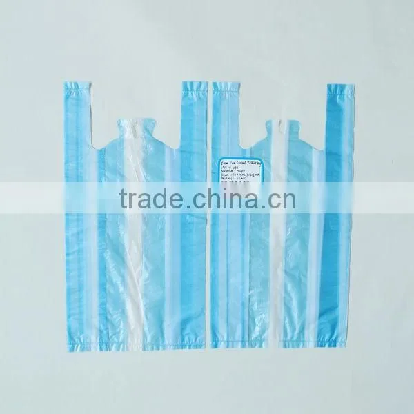 Printed White Color Vest Packing Bags Africa Market
