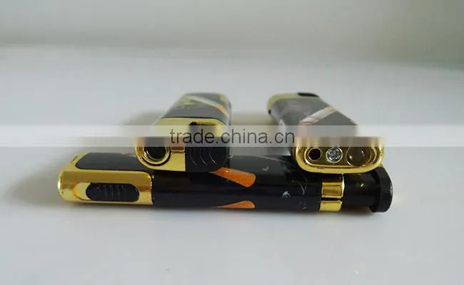 wholesale rechargeable electrionic windproof cigarette lighter with led and wrap paper