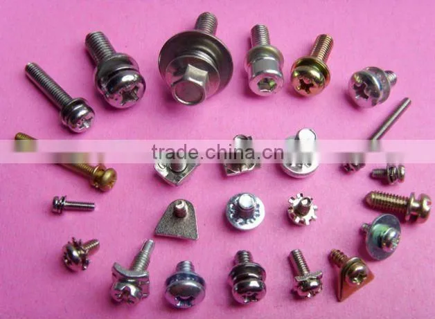 custom round washer lag screw with dacromet coating