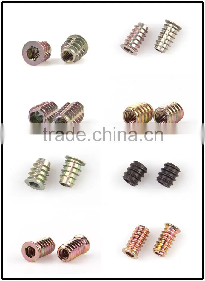 zinc coated external and internal thread set screw grub screw