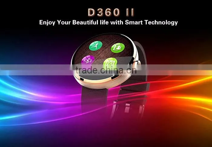 china cheap smart watch phone with round panel/heart rate watch phone