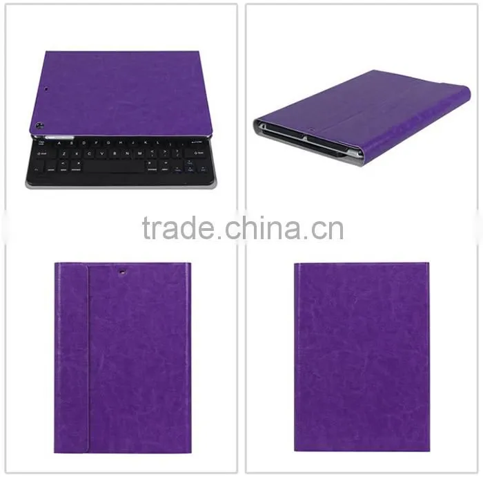 crazy horse tablet keyboard case for asus memo pad 8 me581cl