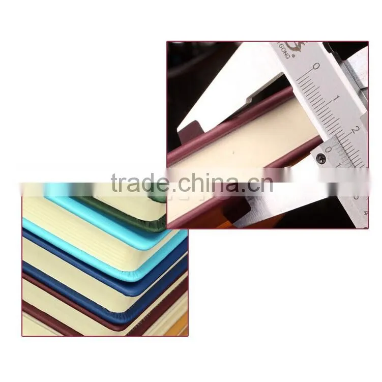 Colorful brand new notebook leather with ballpoint pen business gift set