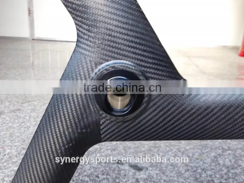 2016 hot sale and high quality 40mm high, full carbon 3 spoke wheel, both track and road W3