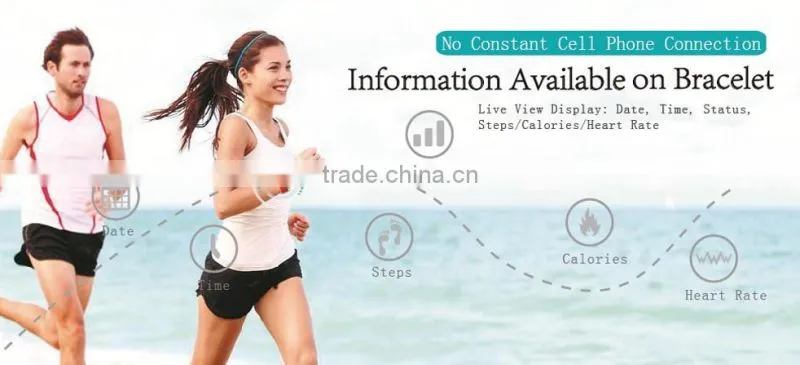 2016 Bluetooth Smart Watch TW64S Fitness Health Bracelet Heart Rate Pedometer Tracker