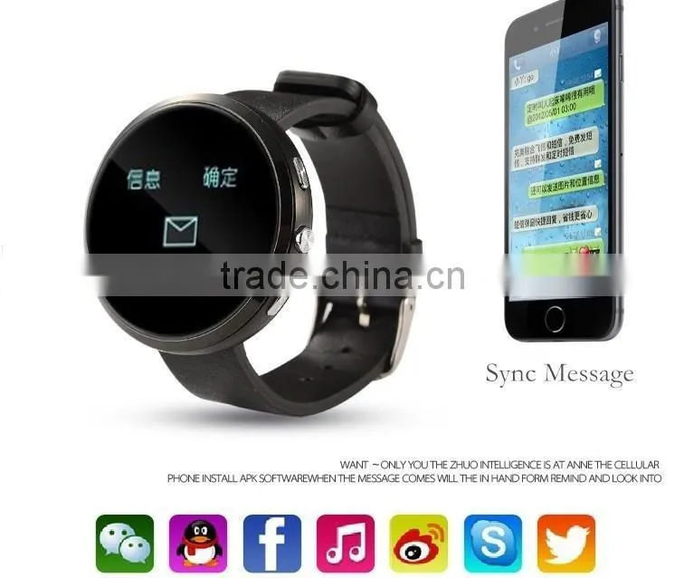 2015 Hot Original Bluetooth Smart Watch Rwatch smartwatch WristWatch D 360 Watch for android