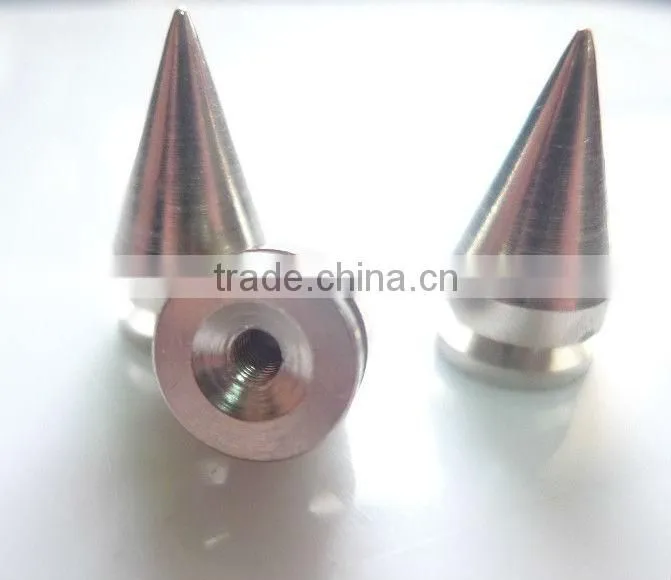 Conical tree screw back spike stud punk studs