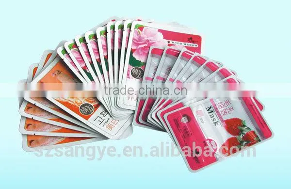 China cosmetic aluminum foil plastic bag for Eye Mask packing