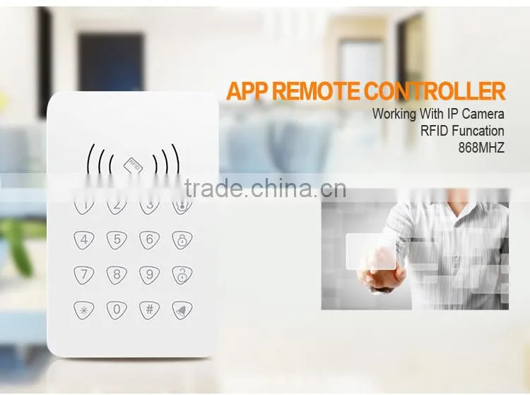 Good quality Door and window wireless gsm alarms system with wireless signal repeater