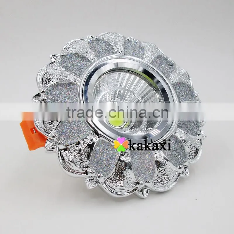 European LED Ceiling Light COB 3W 5w Resin + Aluminum LED Downlight Spotlight