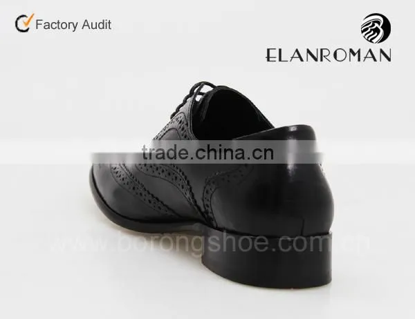 Cool fashion man shoe first cow leather
